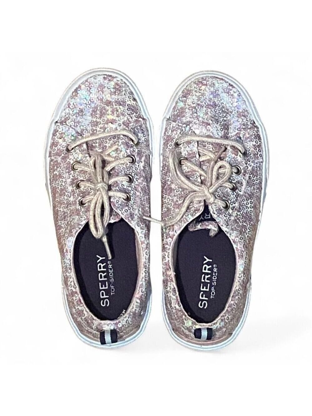 Sperry Girls Pink Pier Wave Sneakers Size 2